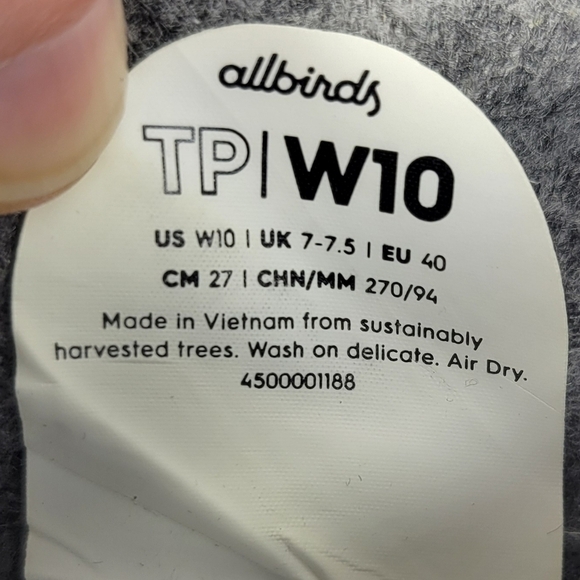 Allbirds TP Sneakers #714 Size 10 - Picture 12 of 12